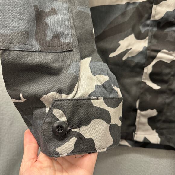 Propper BDU Shirt Mens Medium Military Urban Camo Gray White Black Military NEW - Picture 7 of 8